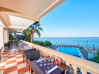 Terraza Restaurant Mediterraneo; VDIV-Sommerakademie Mallorca 2024