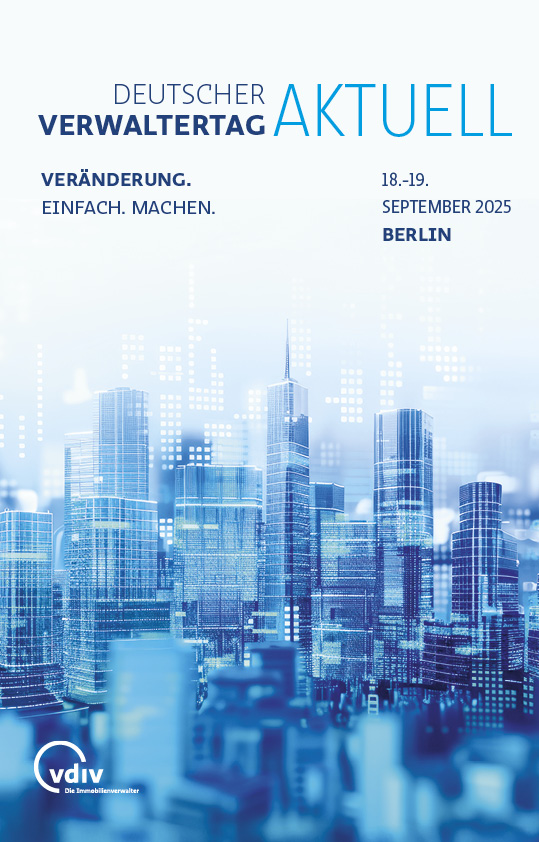 Deutscher Verwaltertag Titelcover vom Heft in Heft