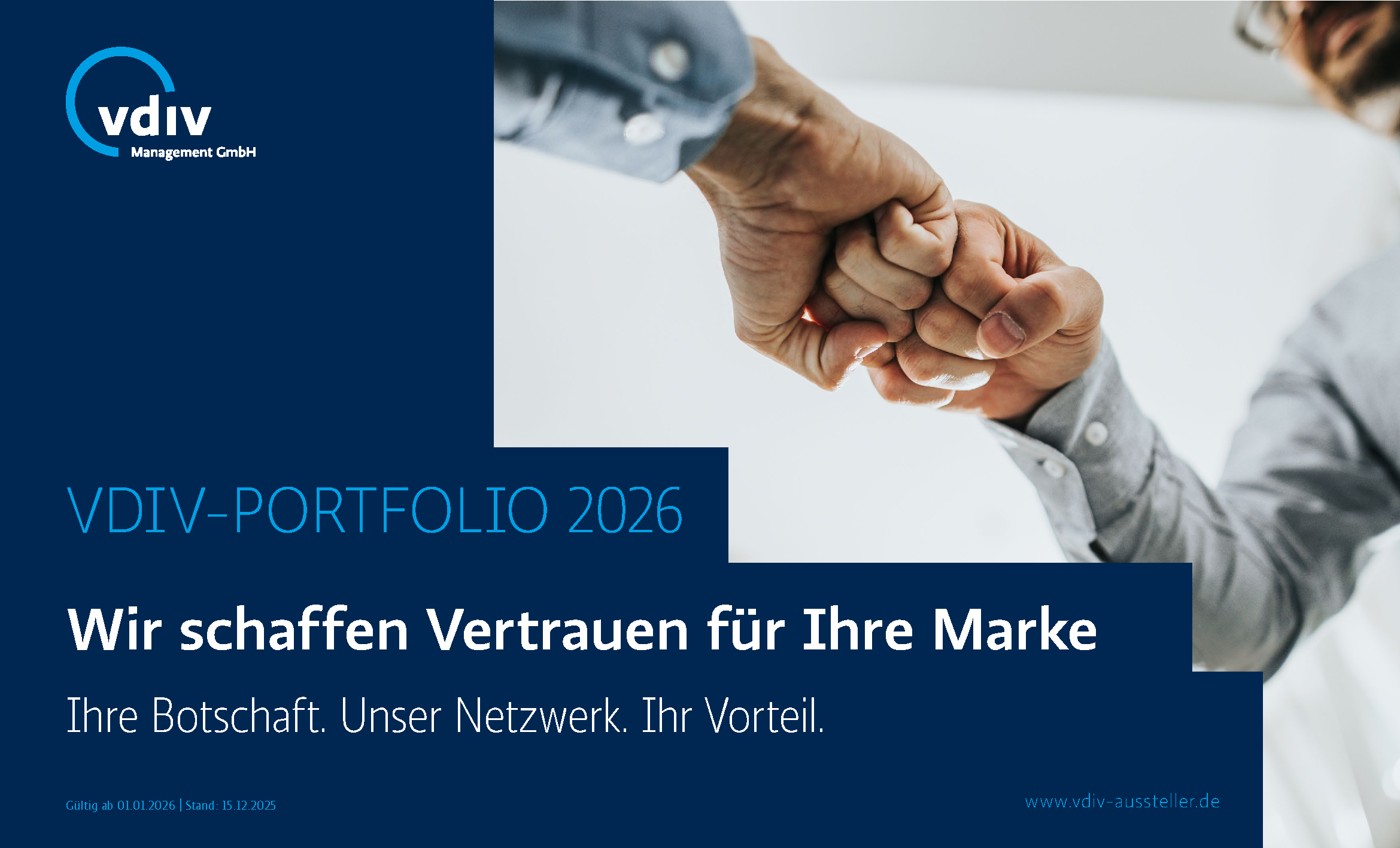 Teaserbild der VDIV Mediadaten 2026, gültig ab 01.01.2026