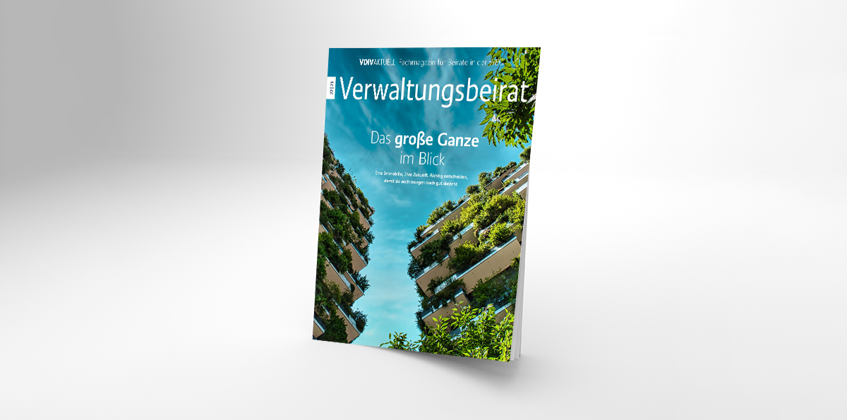 Titelseite des VDIV Magazins "Verwaltungsbeirat"