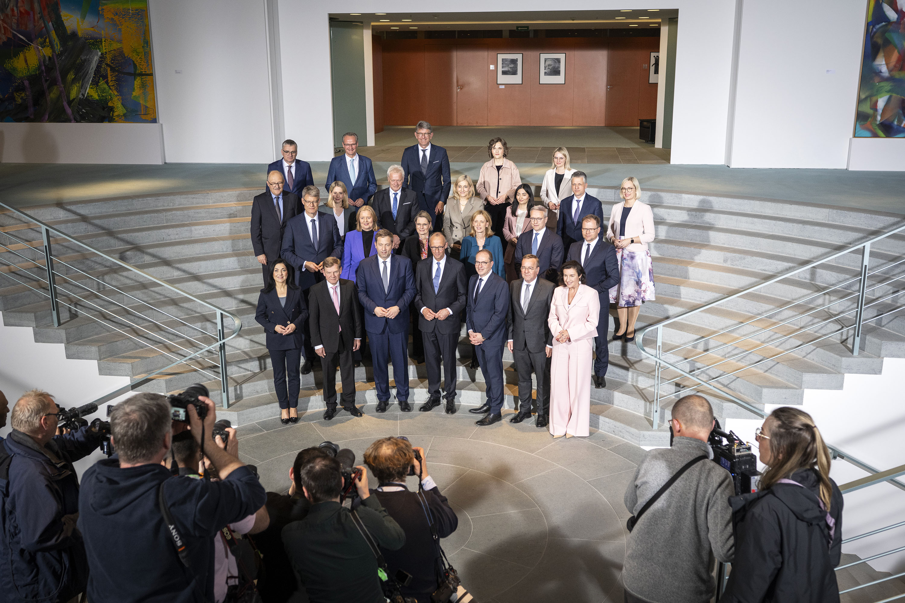 Minister Bundeskabinett Gruppenfoto