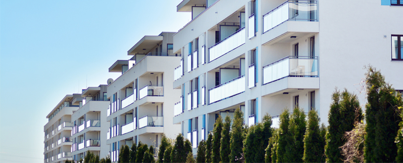 Außenfassade eines WEG-verwalteten Eigentumgsobjektes