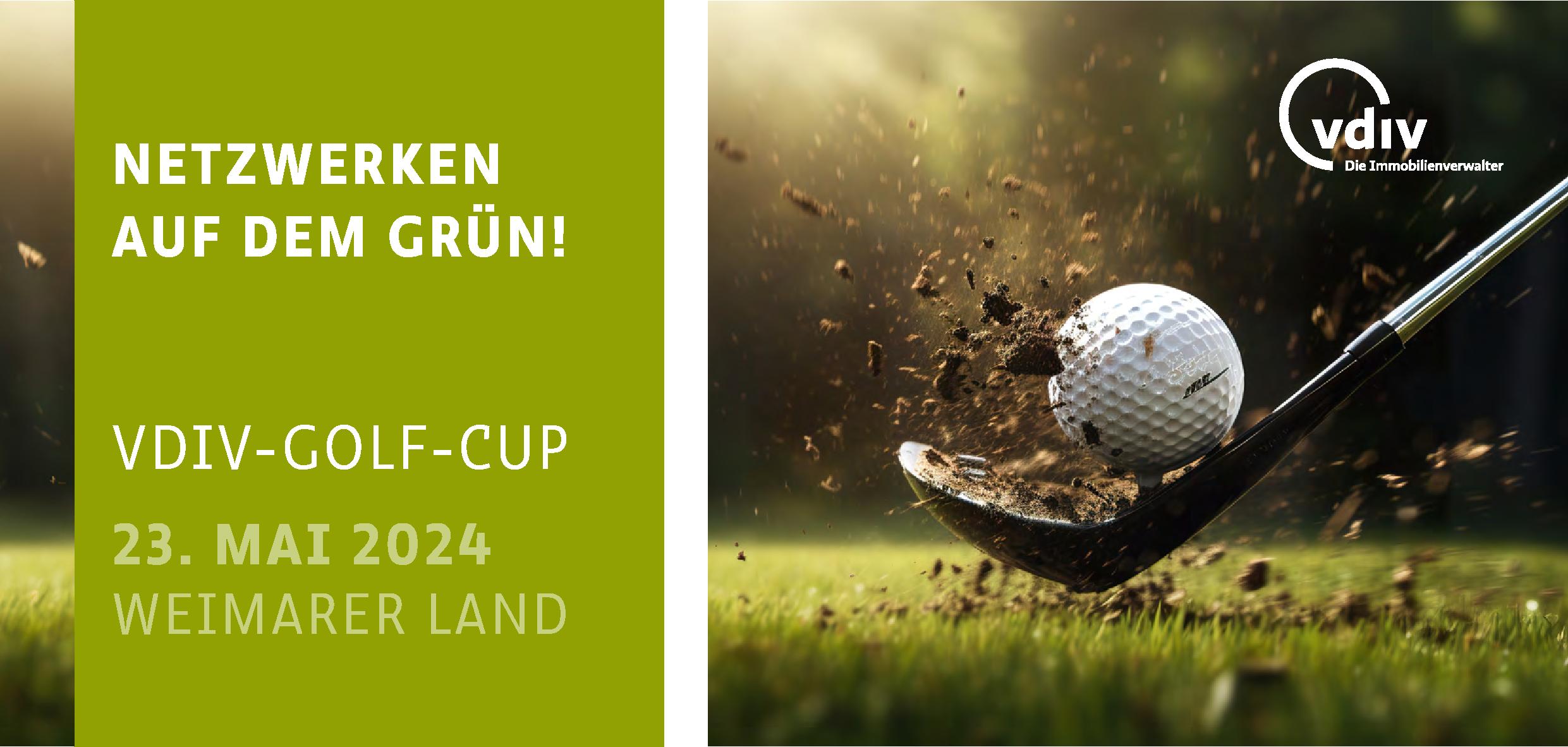 Einladung Golf-Cup Weimarer Land 2024 Netzwerken auf dem Grün!